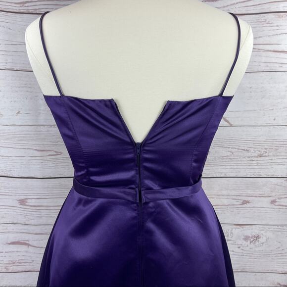 Pacific Plex purple formal bridesmaid a-line dress - Picture 8 of 12
